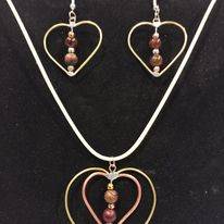 Boucles et collier